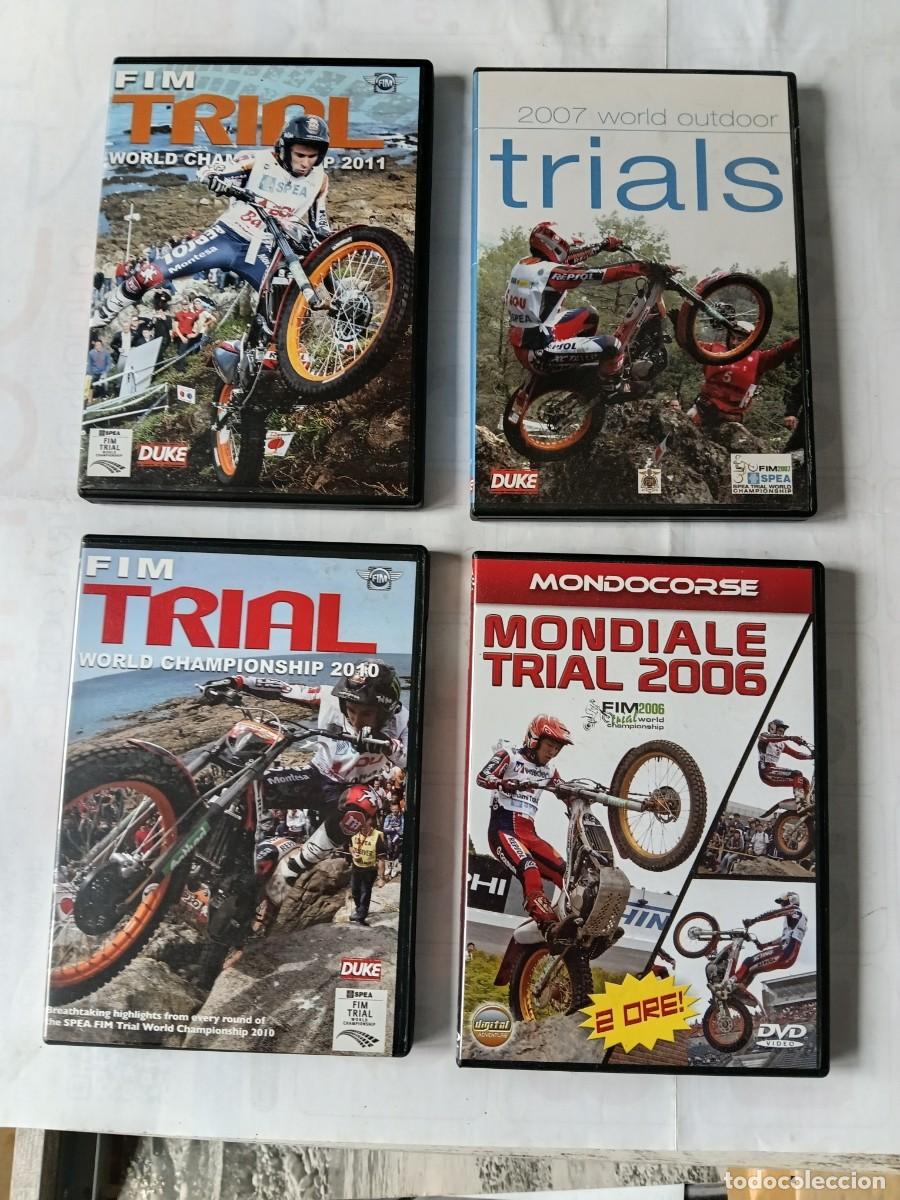 Coleccionismo deportivo: Lote de 4 DVD , Mundial de Trial . 2006-2007-2010-2011 .