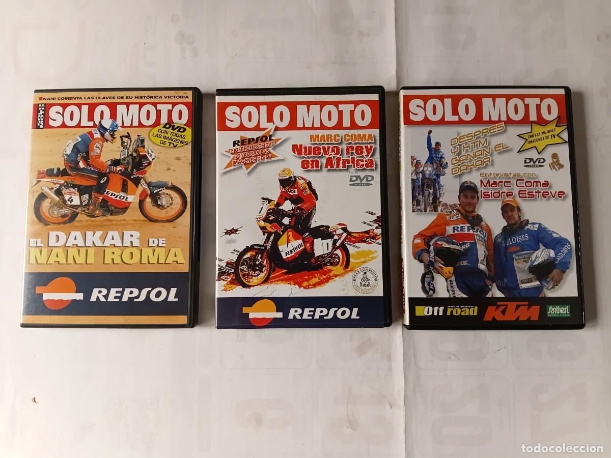 Coleccionismo deportivo: Lote de 3 DVD . DAKAR .Nani Roma- Marc Coma - Isidre Esteve .