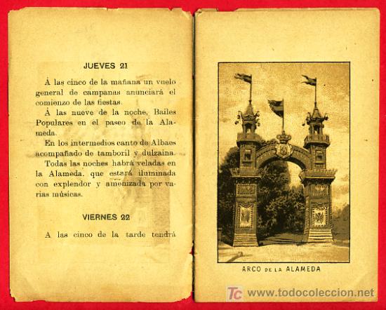 Carteles feria: PROGRAMA DE FERIA DE VALENCIA, JULIO 1898 , ORIGINAL - Foto 2