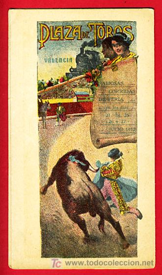 Carteles feria: PROGRAMA DE FERIA DE VALENCIA, JULIO 1912 TRIPTICO , ORIGINAL - Foto 2