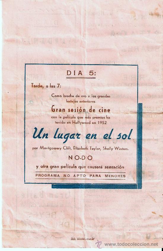 Carteles feria: PROGRAMA DE FESTA MAYOR DE TOR&Agrave;  A&Ntilde;O 1954 - Foto 2