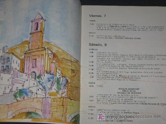 Carteles feria: Programa de la Feria de Albacete, a&ntilde;o 1984. - Foto 2