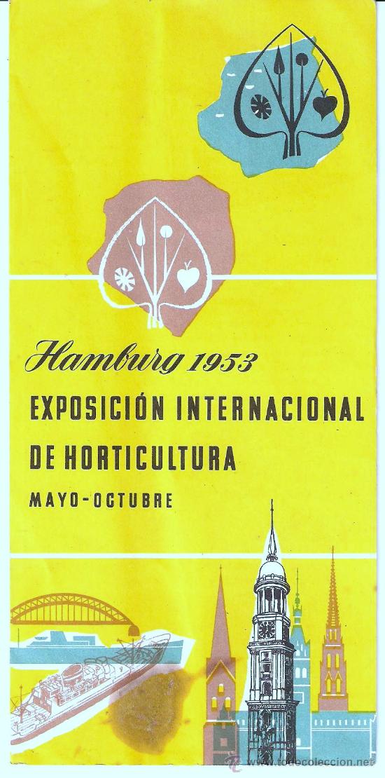 Carteles feria: PROGRAMA HAMBURG 1953 - Foto 1
