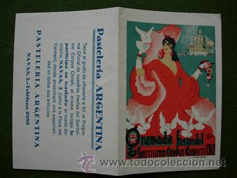 Carteles feria: GRANADA FIESTAS DEL SANTISIMO CORPUS CHRISTI 1941 PROGRAMA OFICIAL - Foto 1