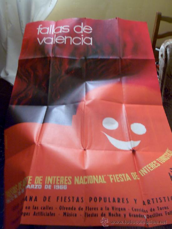 Carteles feria: Cartel de las Fallas de Valencia de 1966 - Foto 1