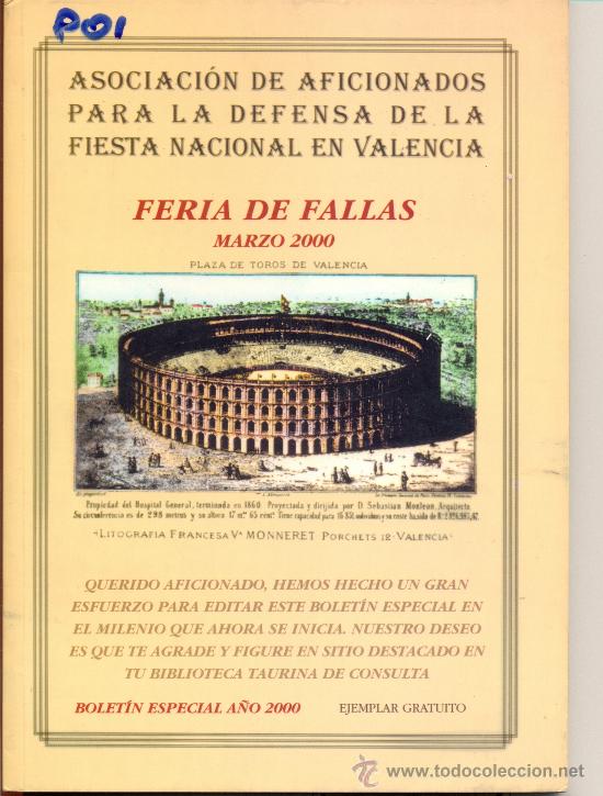 Carteles feria: Programa de feria de Fallas 2000 - Foto 1