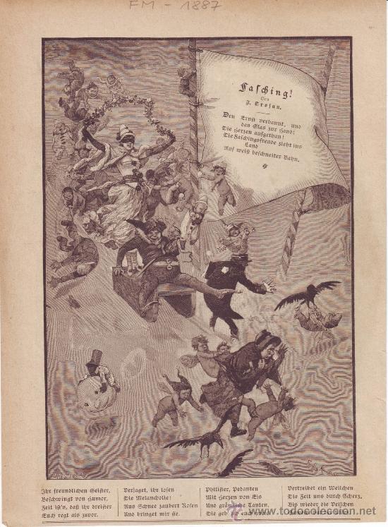 Carteles feria: Carnaval (1887) - Foto 1