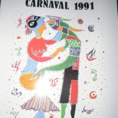Carteles Feria: CHIPIONA CARNAVAL 1991 .RAFAEL ALBERTI.NO CARTEL
