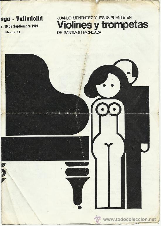 Carteles feria: PROGRAMA DE VIOLINES Y TROMPETAS DE 1979 EL DE LA FOTO - Foto 1