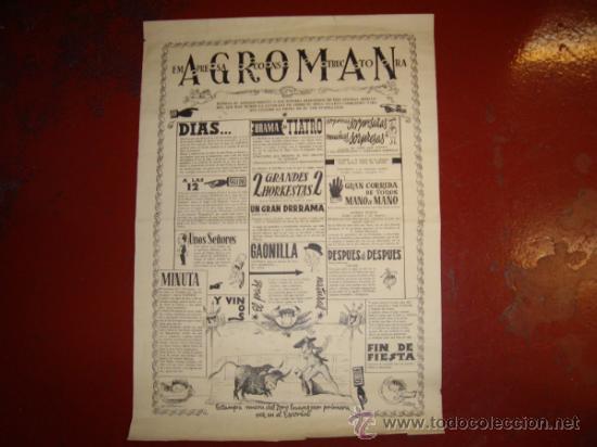Carteles feria: FIESTA AGROMAN 1944 - Foto 1