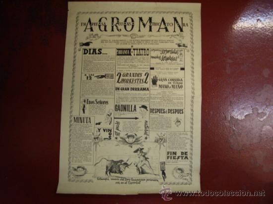 Carteles feria: FIESTA AGROMAN 1944 - Foto 2