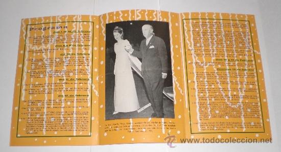 Carteles feria: Programa Oficial del Carnaval de C&aacute;diz &middot; Cuadr&iacute;ptico Ilustrado &middot; ca. 1966 - Foto 2