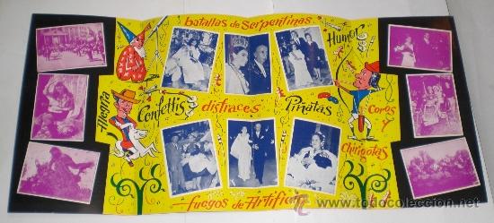 Carteles feria: Programa Oficial del Carnaval de C&aacute;diz &middot; Cuadr&iacute;ptico Ilustrado &middot; ca. 1968 - Foto 3