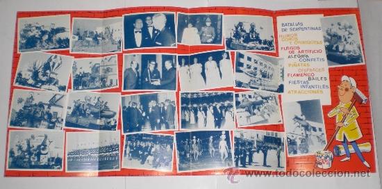 Carteles feria: Programa Oficial del Carnaval de C&aacute;diz &middot; Cuadr&iacute;ptico Ilustrado &middot; ca. 1972 - Foto 2