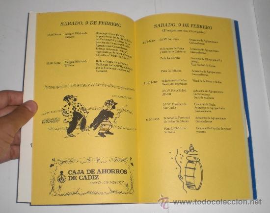 Carteles feria: Programa Oficial &middot; Carnaval de C&aacute;diz &middot; 1991 - Foto 4