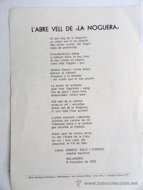 Carteles feria: PROGRAMA FESTES DEL SANT CRIST DE BALAGUER. A&Ntilde;O 1976. - Foto 3