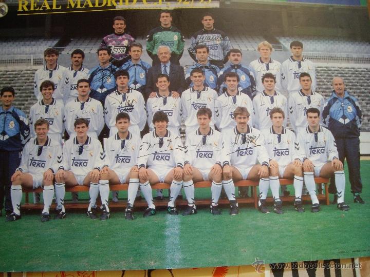 ANTIGUO POSTER REAL MADRID TEMPORADA 1992-93. DIARIO LAS