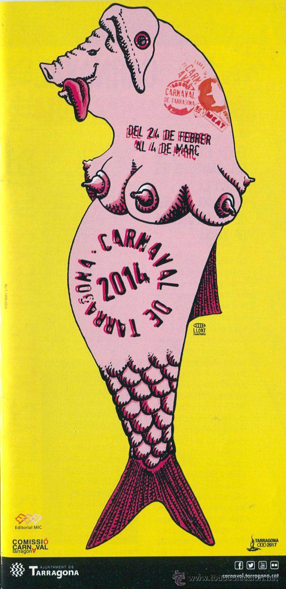Carteles feria: Folleto, programa carnaval Tarragona 2014 - Foto 1