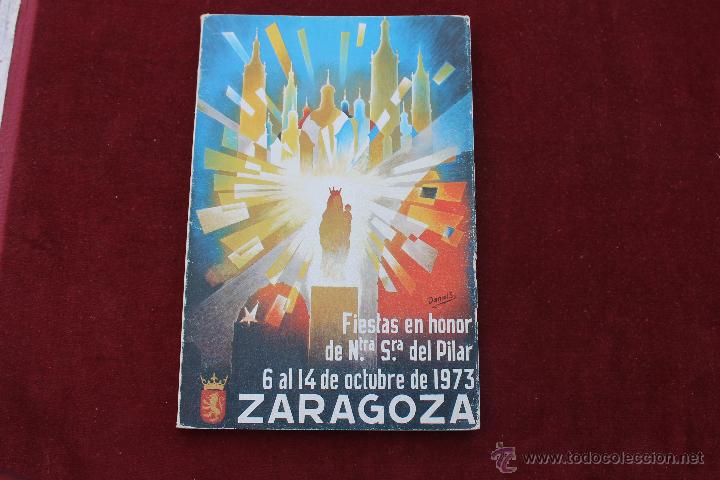 Carteles feria: PROGRAMA DE FIESTAS DE ZARAGOZA A&Ntilde;O 1973 - Foto 1