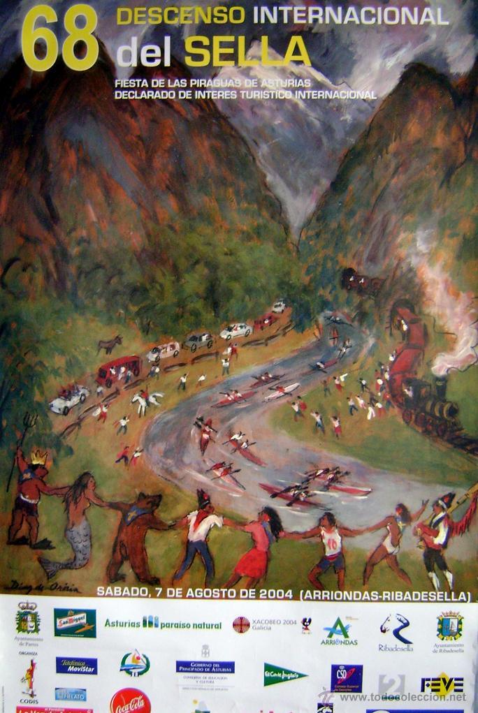 Carteles Feria: CARTEL 68 DESCENSO INTERNACIONAL DEL SELLA 2004. ASTURIAS