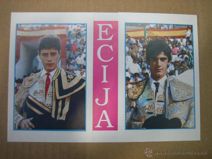 Carteles feria: Programa de banderillas. Plaza de toros de Ecija - Foto 1