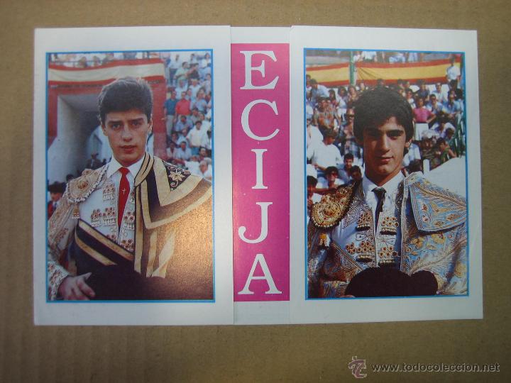 Carteles feria: Programa de banderillas. Plaza de toros de Ecija - Foto 1