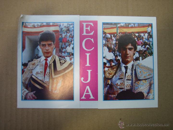 Carteles feria: Programa de banderillas. Plaza de toros de Ecija - Foto 1