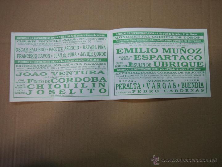 Carteles feria: Programa de banderillas. Plaza de toros de Ecija - Foto 2