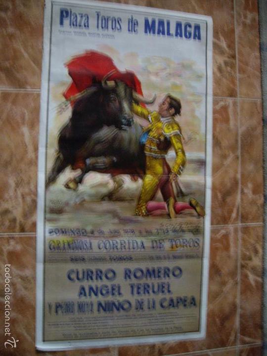 Carteles feria: PLAZA DE TOROS DE MALAGA 1979 - Foto 1