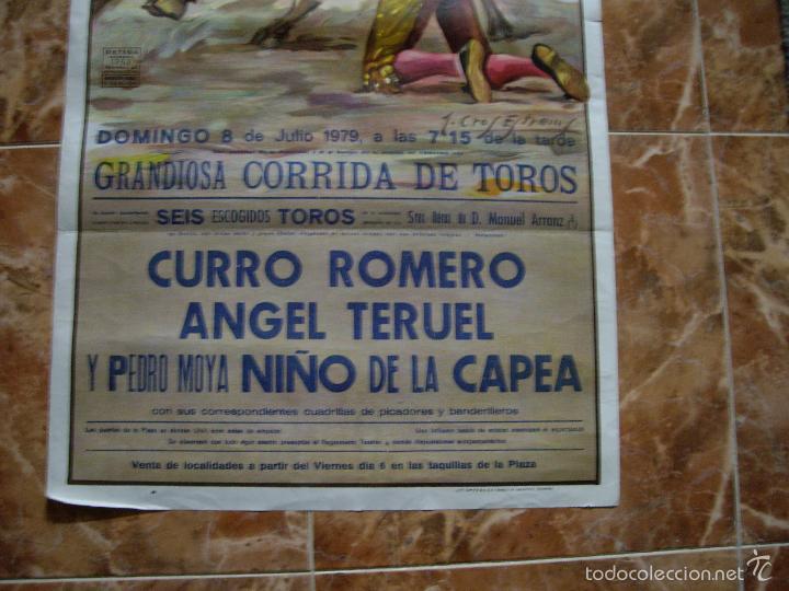 Carteles feria: PLAZA DE TOROS DE MALAGA 1979 - Foto 3