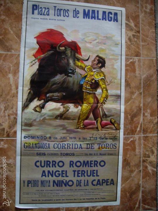 Carteles feria: PLAZA DE TOROS DE MALAGA 1979 - Foto 4
