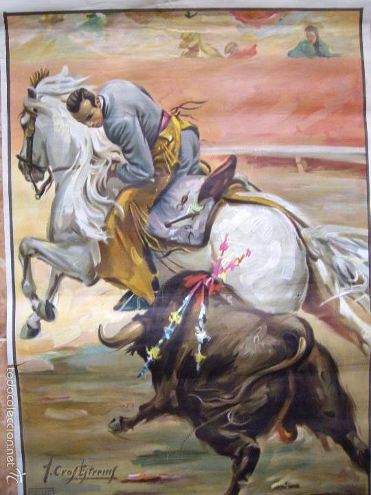 Carteles feria: CARTEL DE TOROS MADRID 1966 - Foto 2