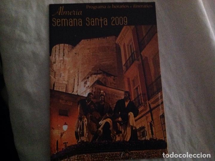 Carteles feria: Programa Semana Santa Almeria 2009. Unicaja - Foto 1