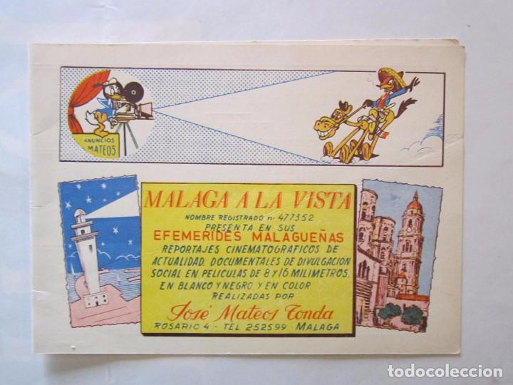 Carteles feria: PROGRAMA DE EFEMERIDES DE MALAGA 1968 - Foto 1