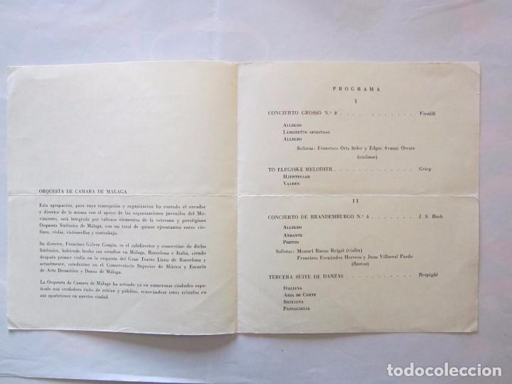 Carteles feria: PROGRAMA DE LA ORQUESTA DECAMARA DE MALAGA - Foto 2