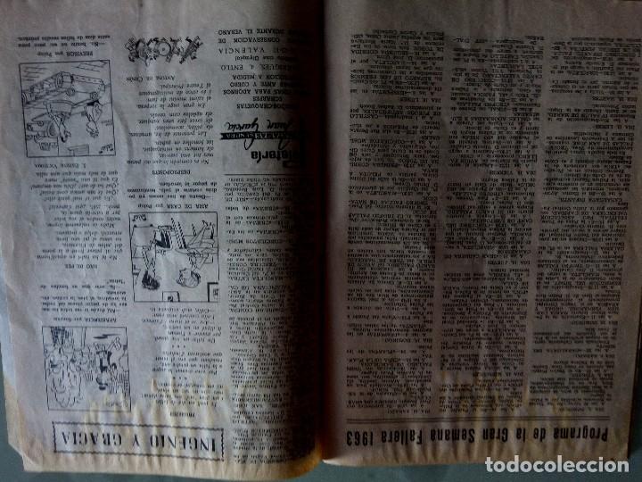 Carteles feria: El coet con bocetos de fallas 1963 - Foto 3