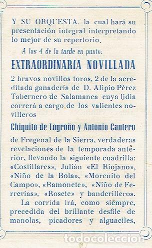 Carteles feria: PERAMOLA, PROGRAMA FIESTA MAYOR 1947 - Foto 4