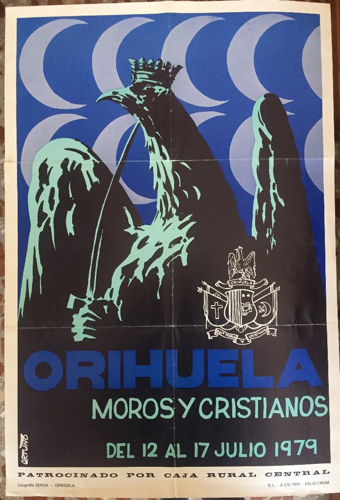 Carteles Feria: ORIHUELA- ALICANTE- CARTEL DE MOROS Y CRISTIANOS 1.979 - Foto 1 - 104287963