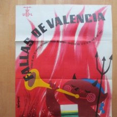 Affissi Fiera: CARTEL FIESTAS, FALLAS VALENCIA, 1967, FIESTAS DE INTERES TURISTICO, MINGUEZ, CF23