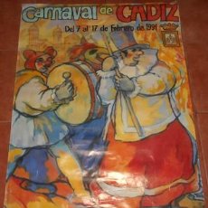 Affissi Fiera: CARTEL DEL CARNAVAL DE CÁDIZ DE 1991