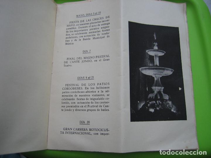 Carteles feria: Programa de feria de La Salud. Cordoba 1956 - Foto 3