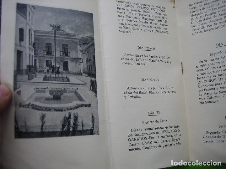 Carteles feria: Programa de feria de La Salud. Cordoba 1956 - Foto 5