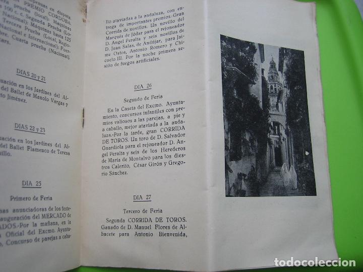 Carteles feria: Programa de feria de La Salud. Cordoba 1956 - Foto 6