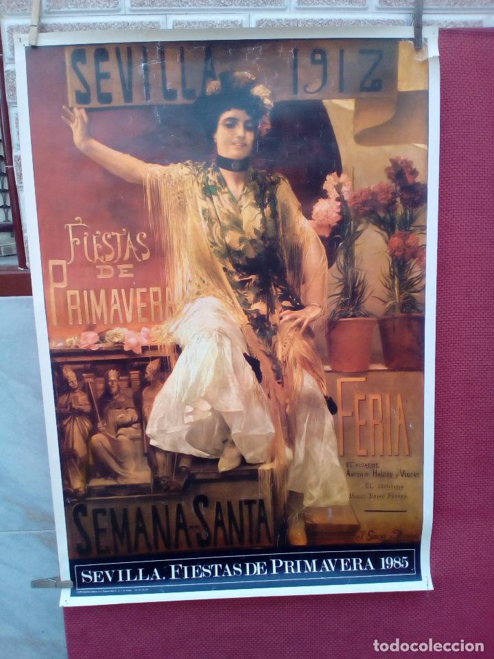 Carteles feria: fiestas de primavera 1985 - Foto 1