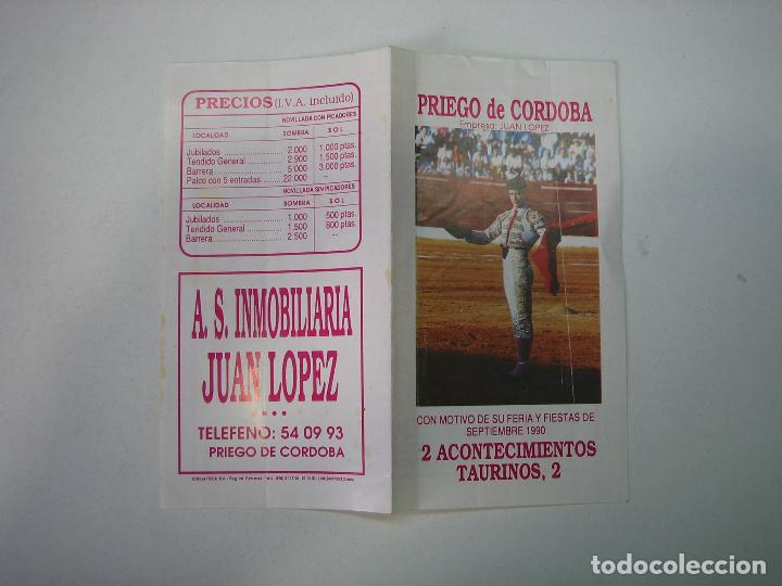 Carteles feria: 1. Programa plaza de toros de Priego de C&oacute;rdoba - Foto 1