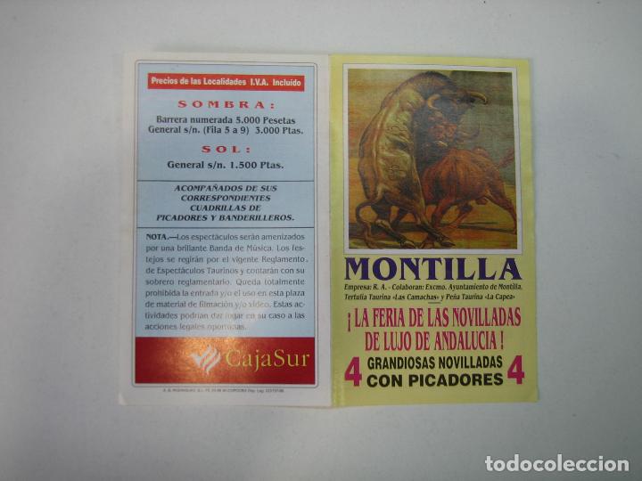 Carteles feria: 1. Programa plaza de toros de Montilla - Foto 1