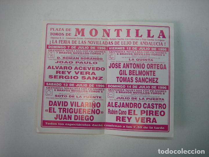 Carteles feria: 1. Programa plaza de toros de Montilla - Foto 2