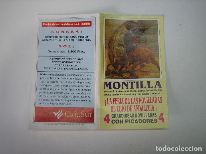 Carteles feria: 1. Programa plaza de toros de Montilla - Foto 1