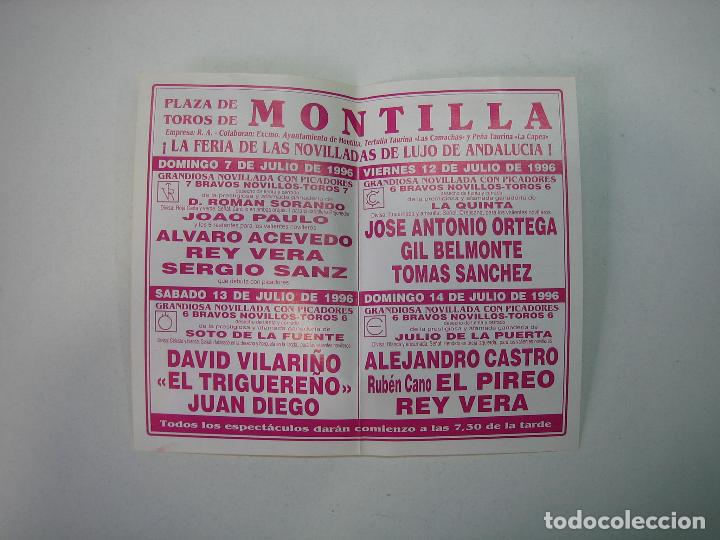 Carteles feria: 1. Programa plaza de toros de Montilla - Foto 2
