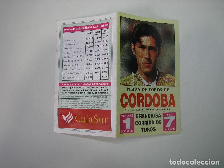 Carteles feria: 1. Programa plaza de toros de C&oacute;rdoba - Foto 1